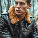 Men's aviator leather jackets