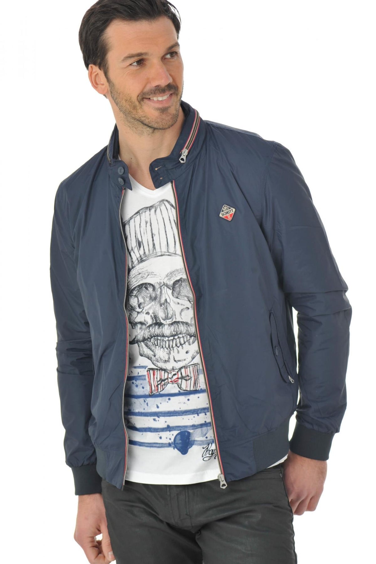 Schott lightweight jacket for men - Image n°1