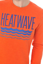 Scotch and Soda orange sweatshirt - Image n°4