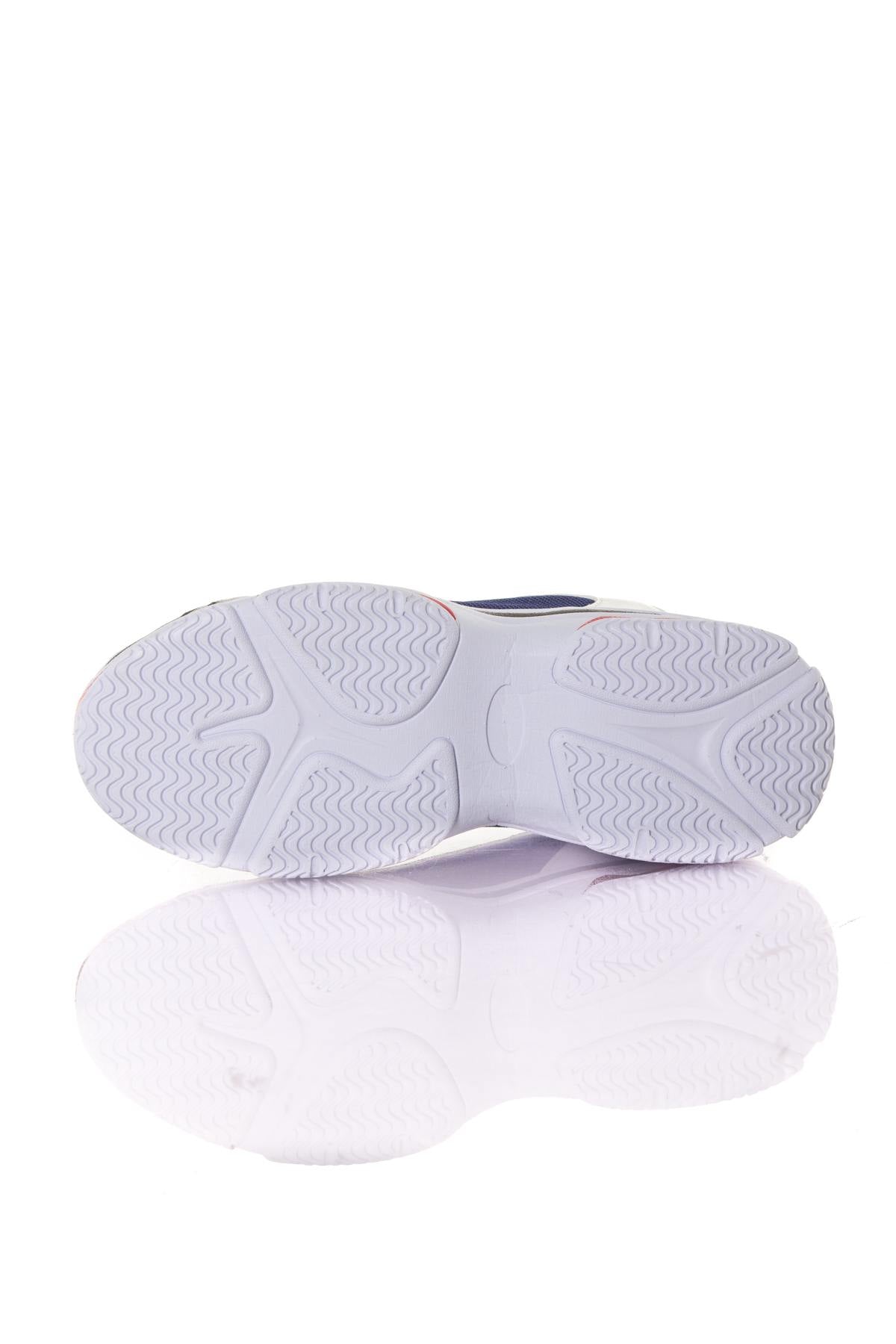 Women's silver blue running shoes - Image n°4