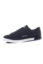 Low-top sneakers in navy canvas - Image n°7