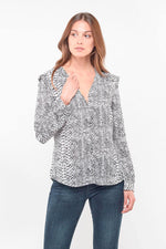 Snake print shirt - Image n°1