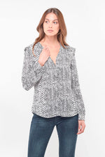 Snake print shirt - Image n°1