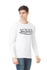 White t-shirt with black logo - Image n°3