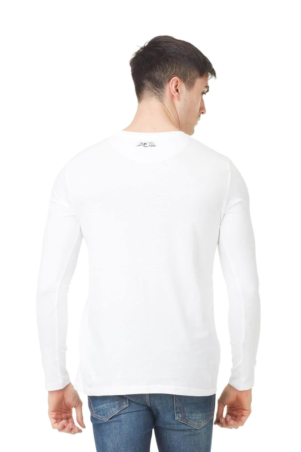 White t-shirt with black logo - Image n°2