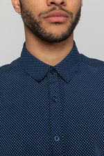 Men's dark blue shirt - Image n°2
