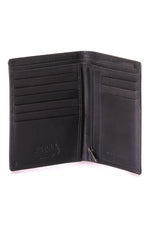 Men's black leather wallet - Image n°2