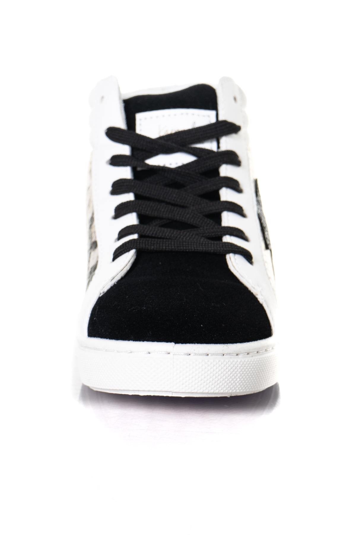 Snake print high top sneakers - Image n°5