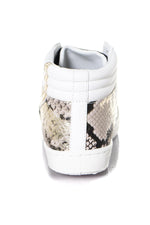 Snake print high top sneakers - Image n°6