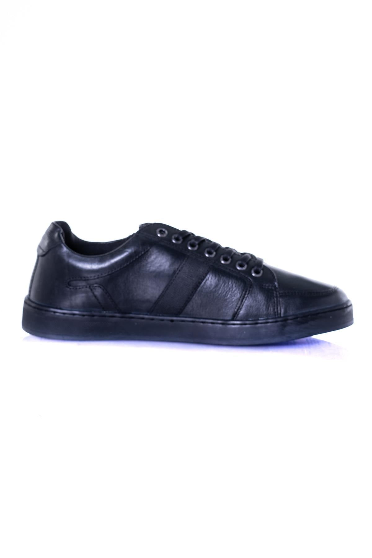 Men's leather sneakers - Image n°2