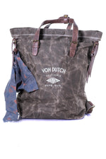 Large Von Dutch Bag Aged Khaki - Image n°1