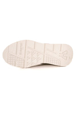 Men's leather and textile sneakers - Image n°4