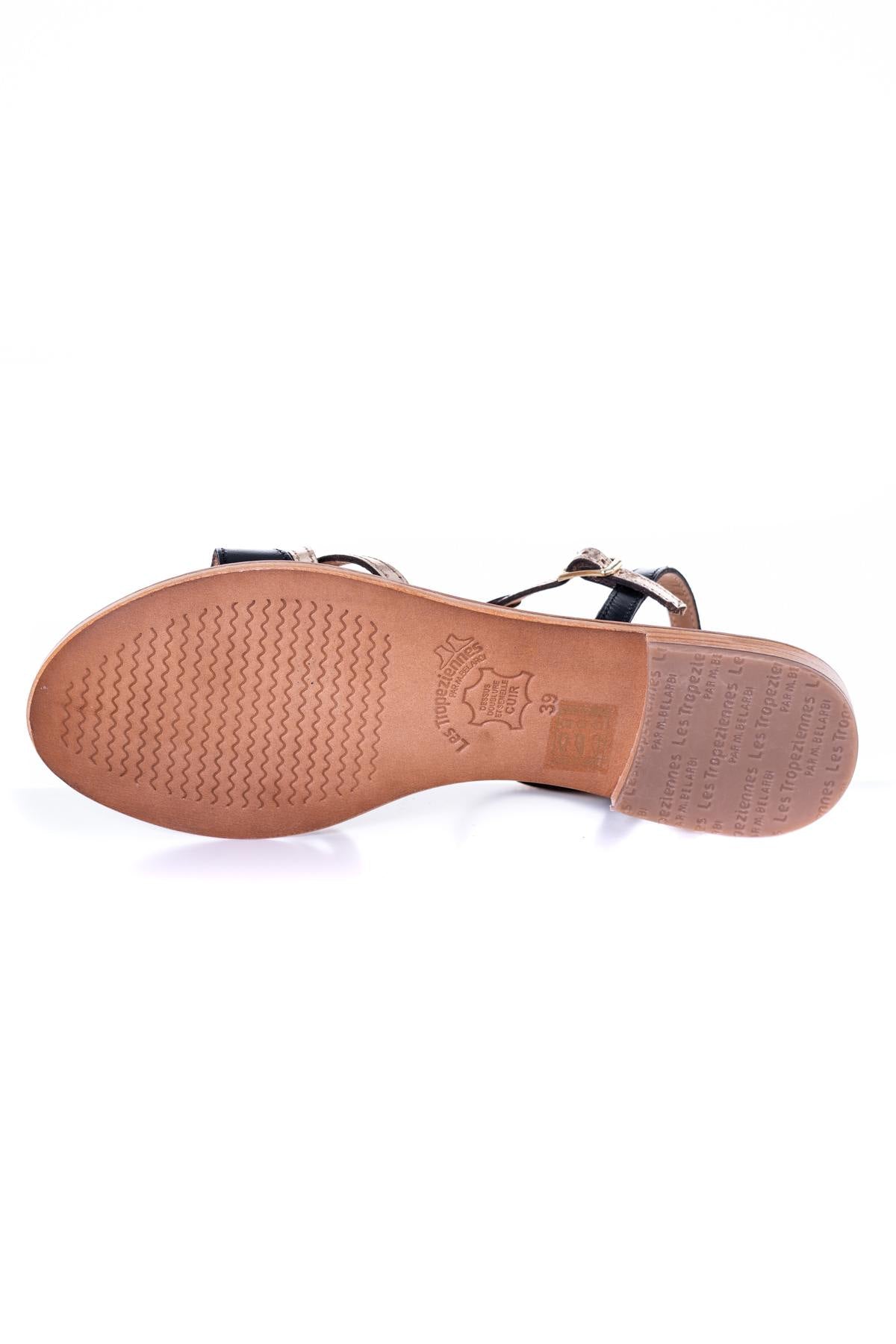 Women's black sandals - Image n°5