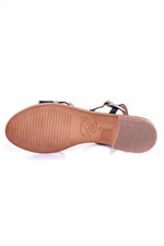 Women's black sandals - Image n°5