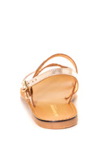 Women's gold sandals - Image n°6
