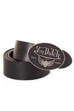Vintage belt with round buckle - Image n°1