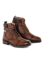Brown leather boots - Image n°1
