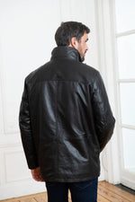 Bold lambskin leather jacket with Daytona's triple collar and fit. - Image n°6