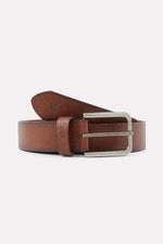 Chevignon brown leather belt - Image n°1