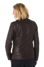 Supple lambskin jacket with stretch lining and a slimfit silhouette. - Image n°8