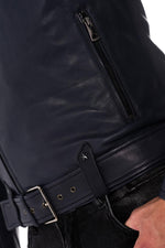 Men's Biker Jacket with fluorescent stars Cityzen - Image n°5