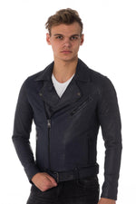 Men's Biker Jacket with fluorescent stars Cityzen - Image n°8