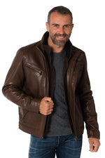 Men's high collar Daytona jacket - Image n°3