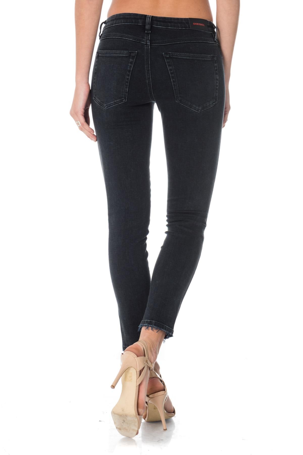 Diesel women's skinny jeans with frayed bottom - Image n°3
