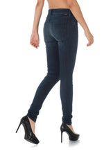 Diesel women's skinny jeans in dark blue - Image n°2