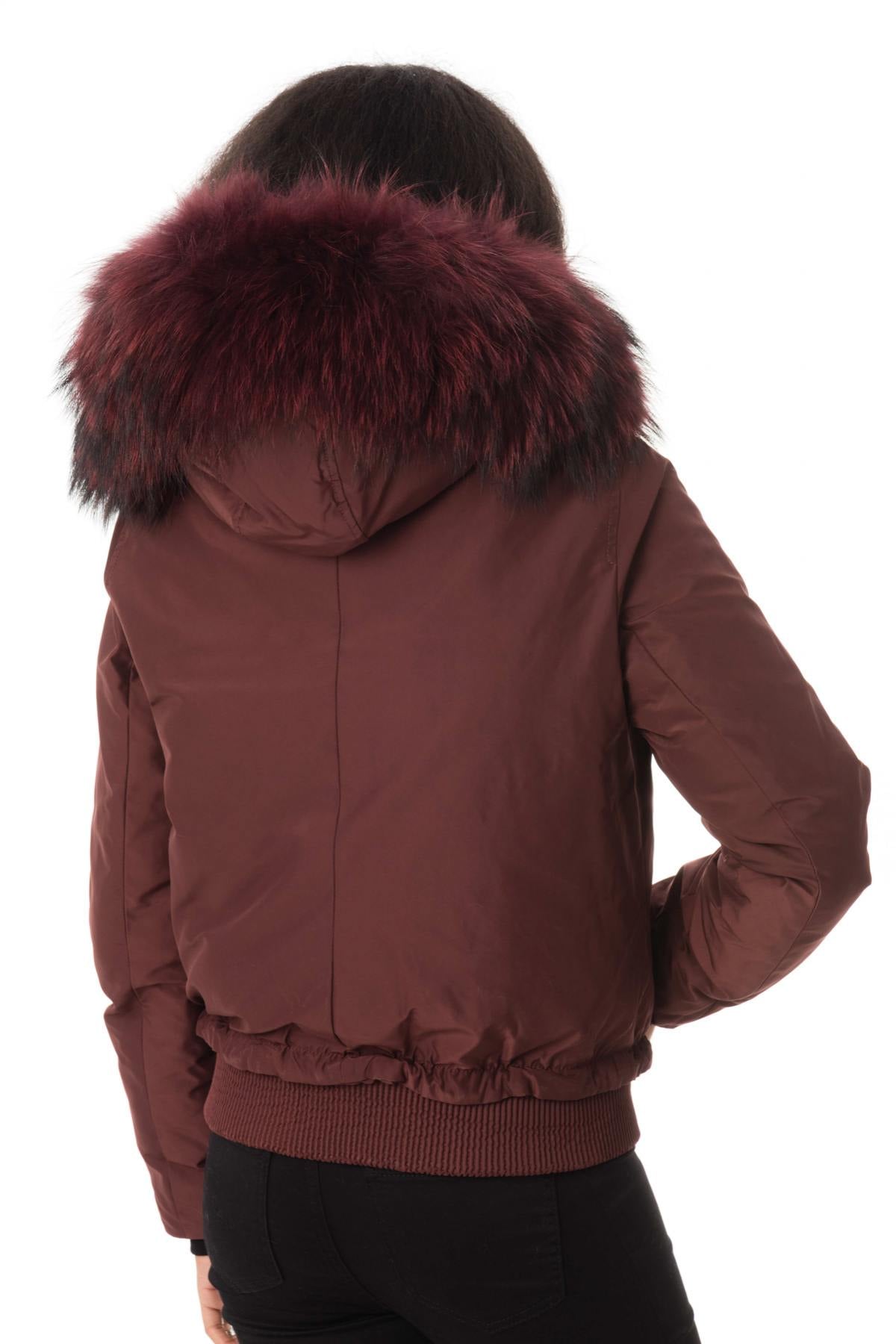 Hooded Bomber with Fur - Image n°5