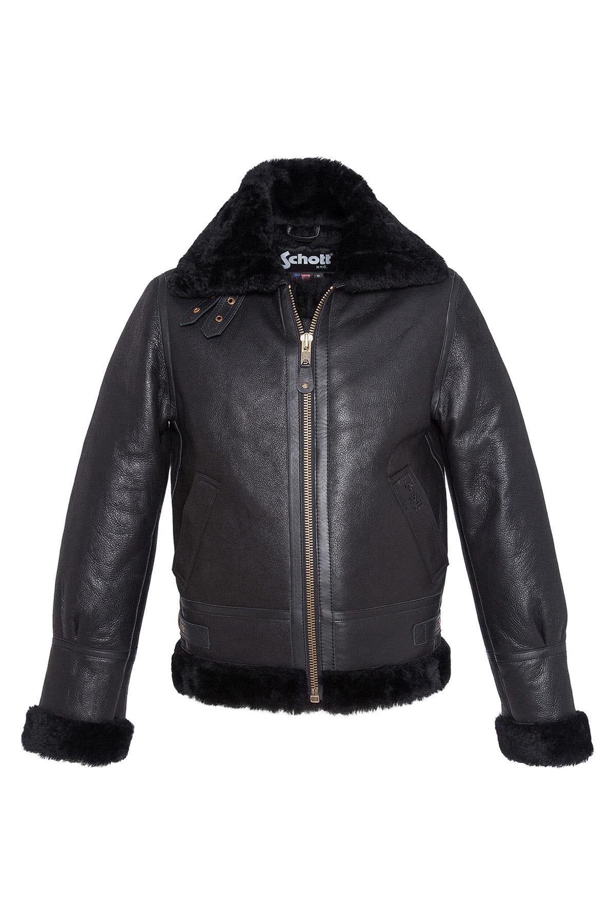 Schott's LC1259: a double-face sheepskin bomber, warm and timeless. - Image n°8