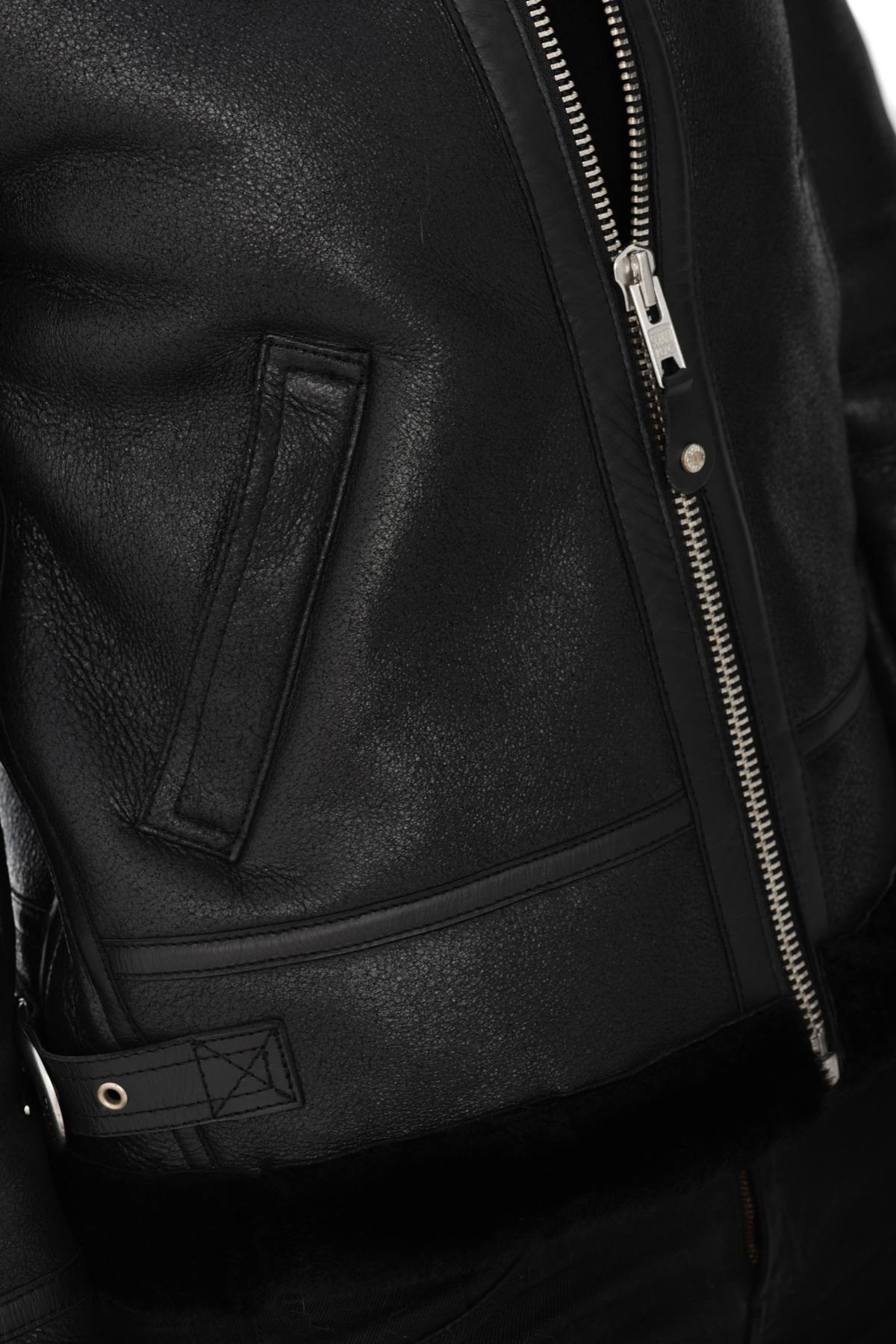 Schott's double-face sheepskin B-3 bomber-warm, durable, timeless. - Image n°10