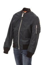 Schott children's navy blue bomber jacket - Image n°3