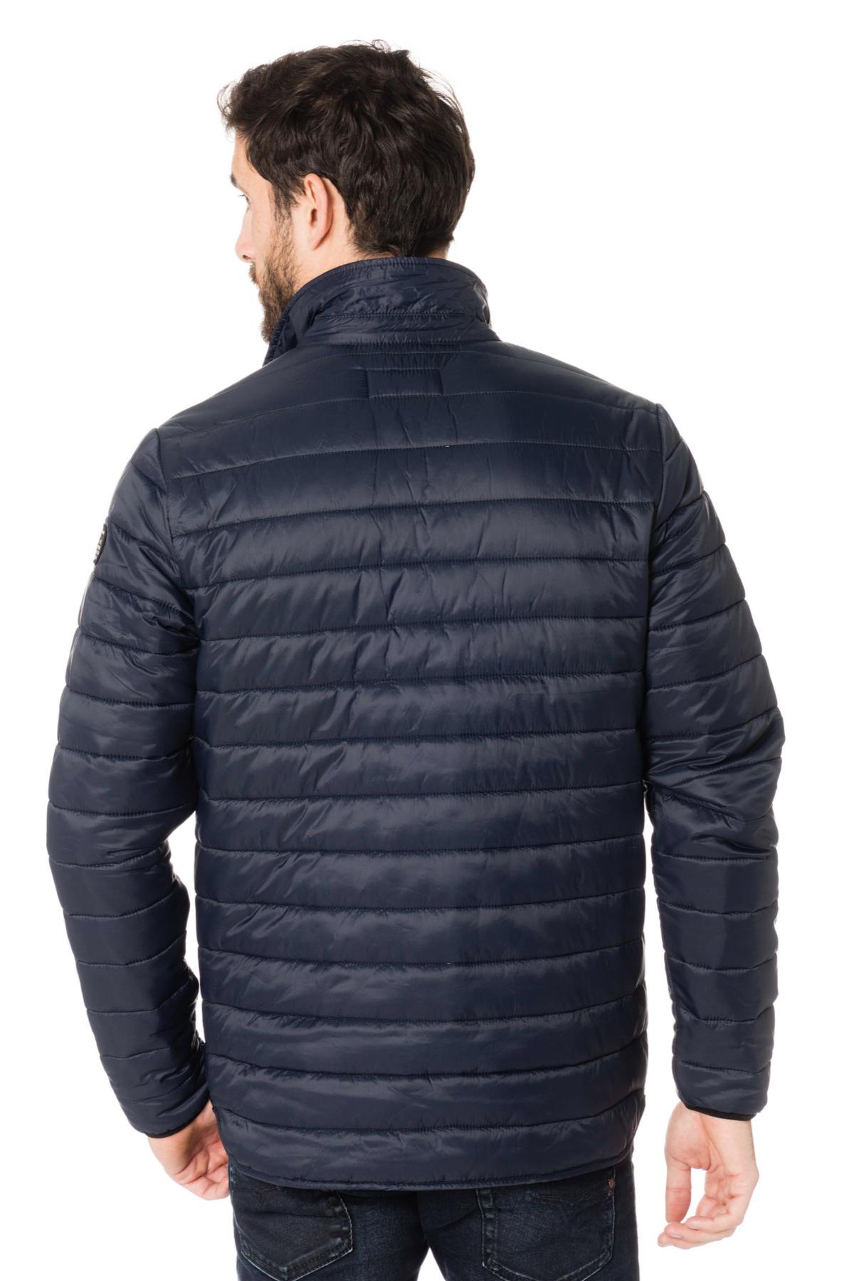 Schott men's navy blue down jacket - Image n°6