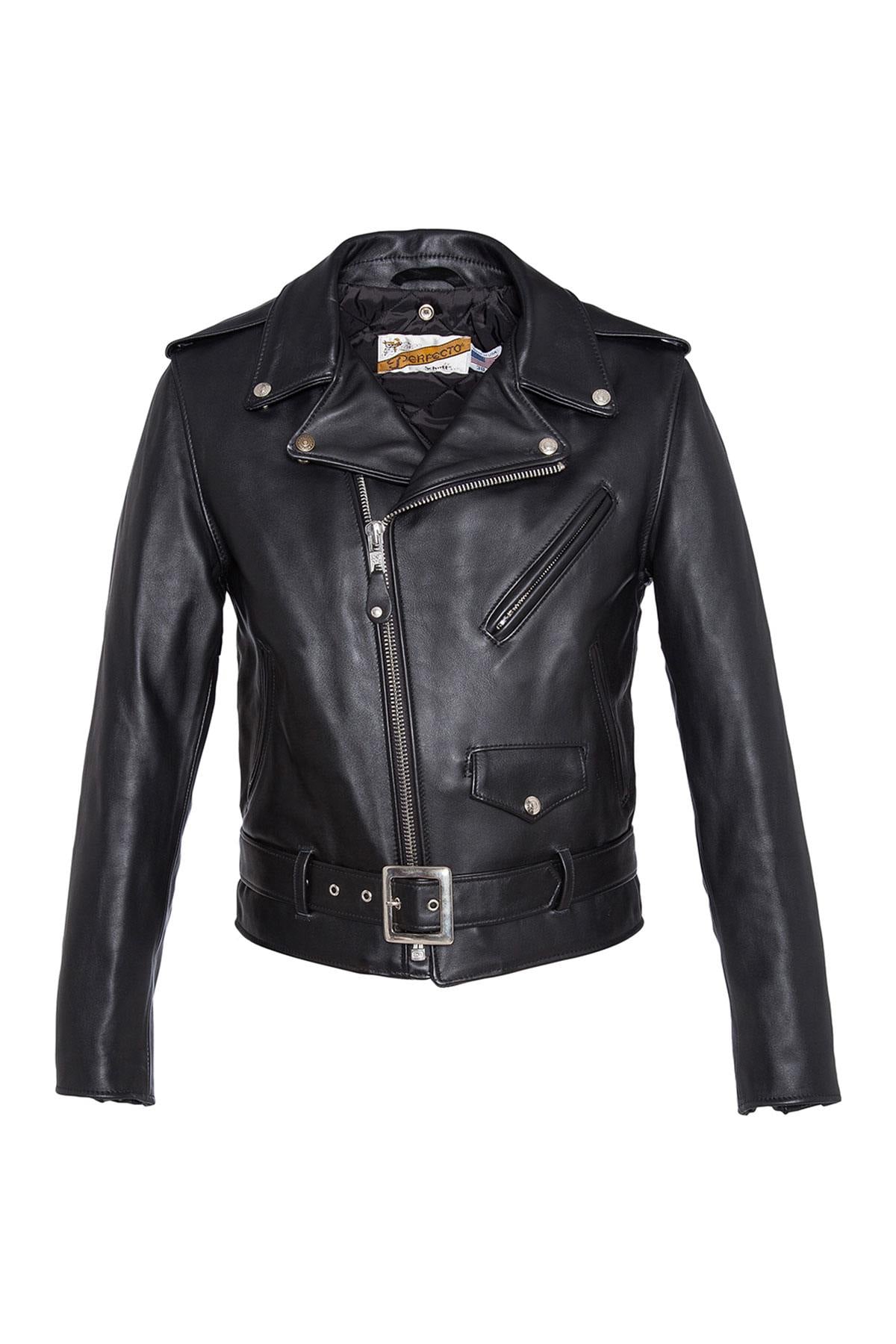 Original Schott perfecto in matte steerhide-rugged and timeless. - Image n°4