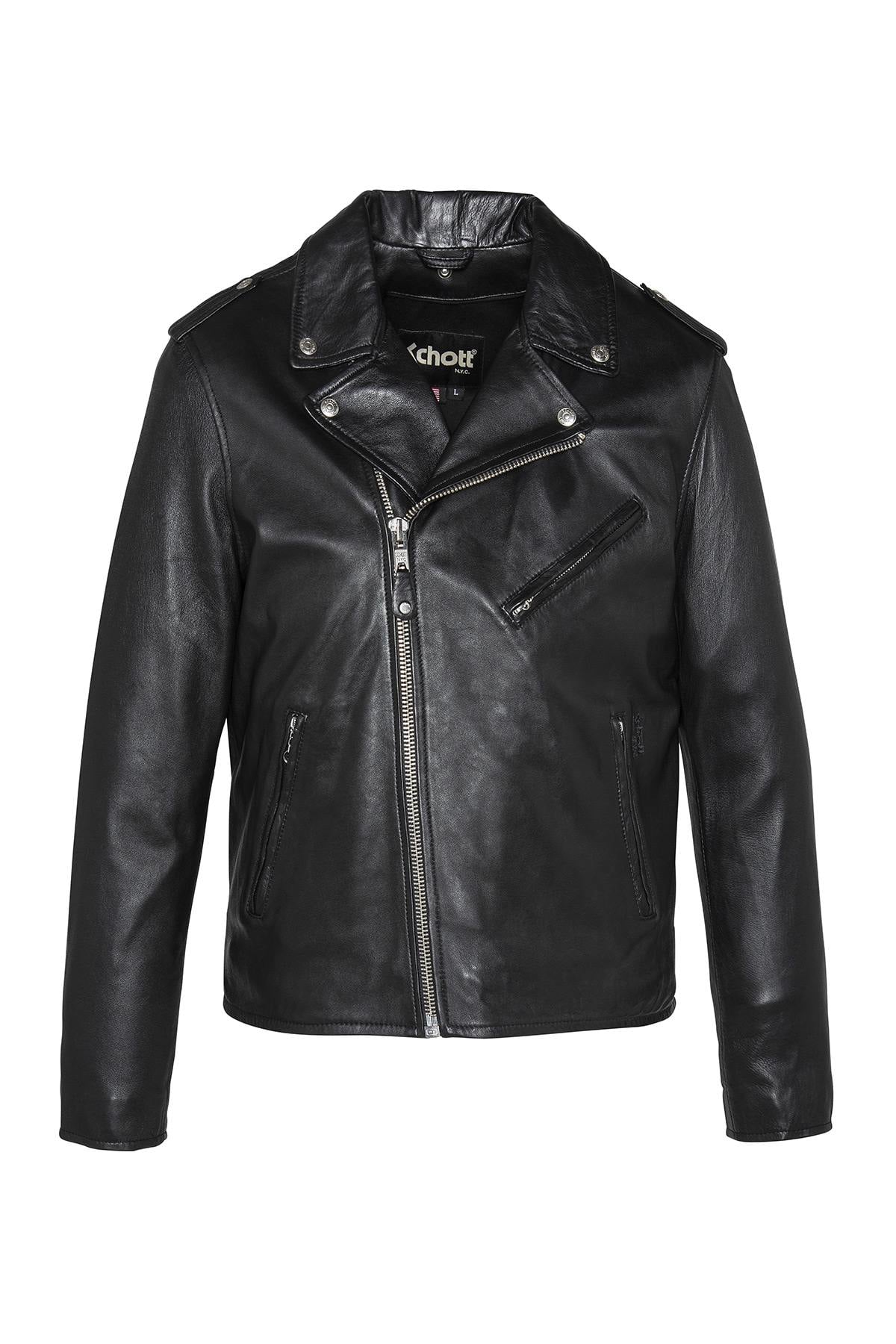 Matte lambskin LC1140 Perfecto: Schott's tailored biker classic. - Image n°8