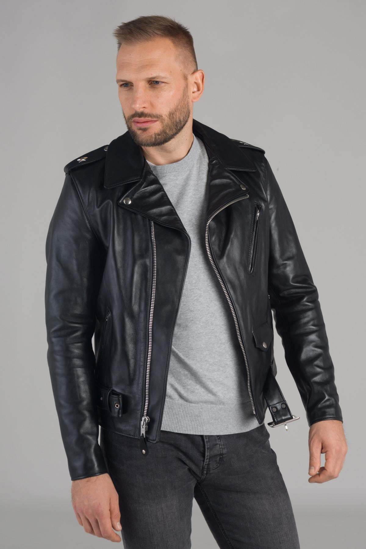 613SH: thick horsehide, slim rider's cut. Brando's rebellious edge. - Image n°5