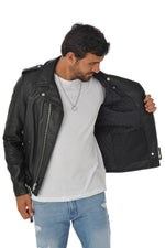 519 Black Perfecto®: buttery-soft cowhide, USA-crafted. Timeless. - Image n°7