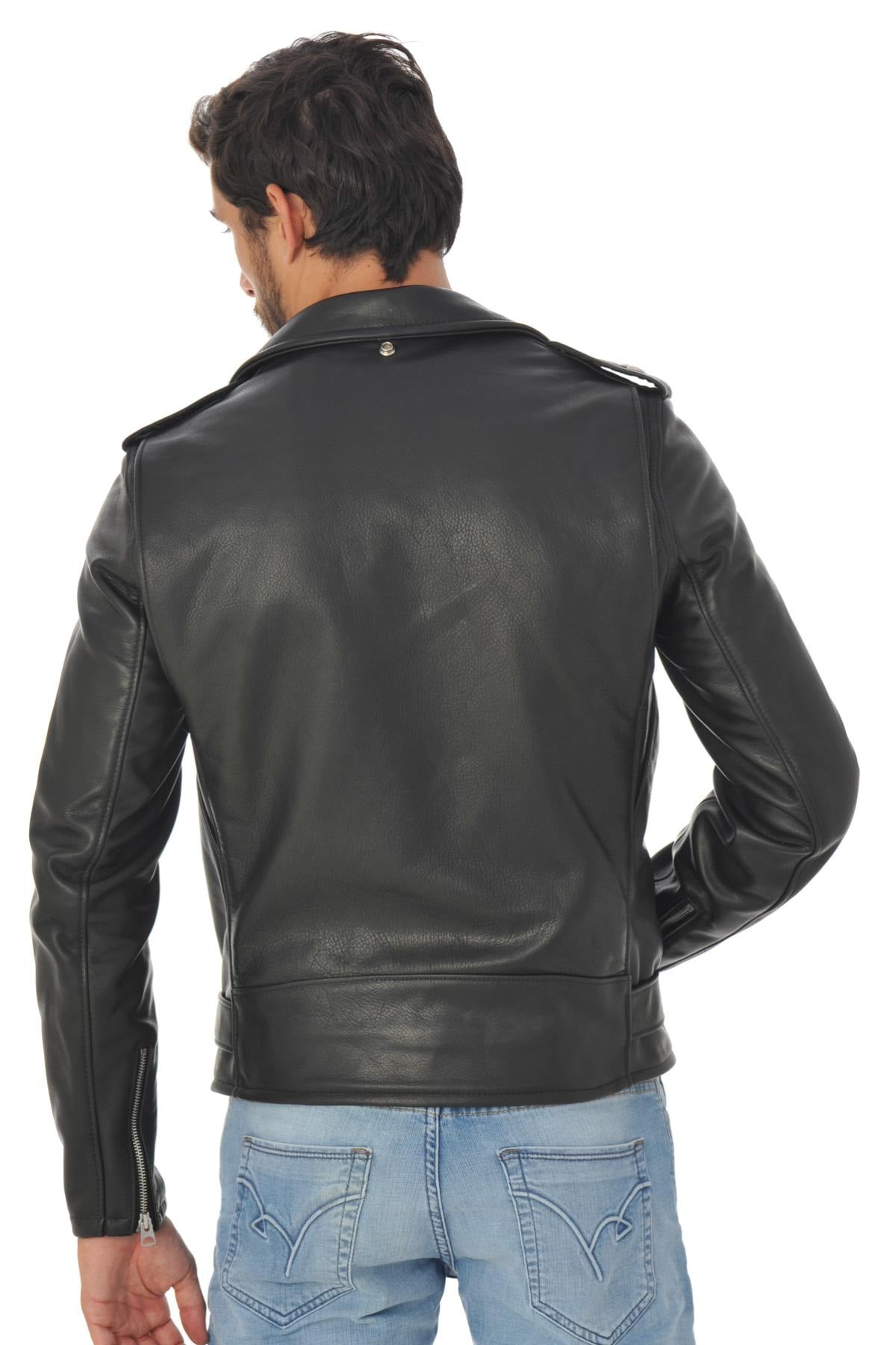 519 Black Perfecto®: buttery-soft cowhide, USA-crafted. Timeless. - Image n°8