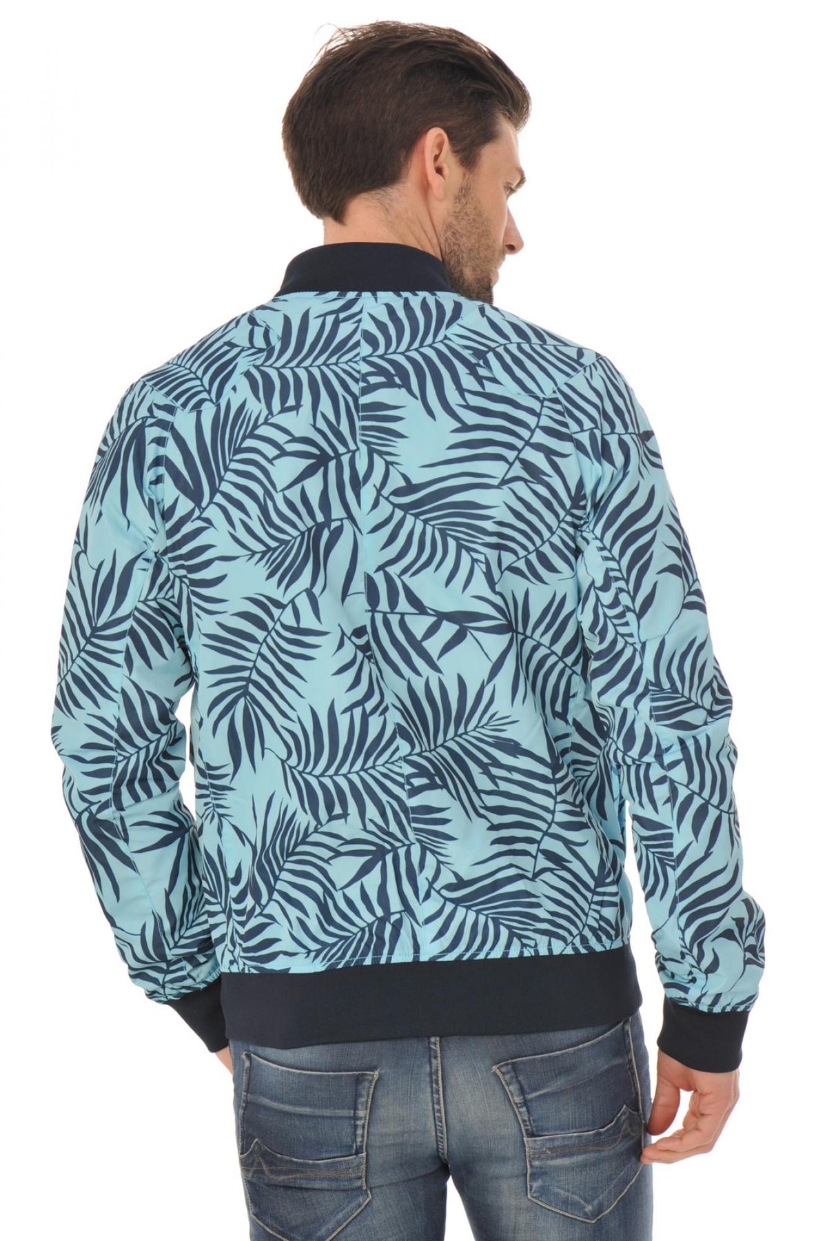 Scotch and Soda reversible palm tree print jacket - Image n°8