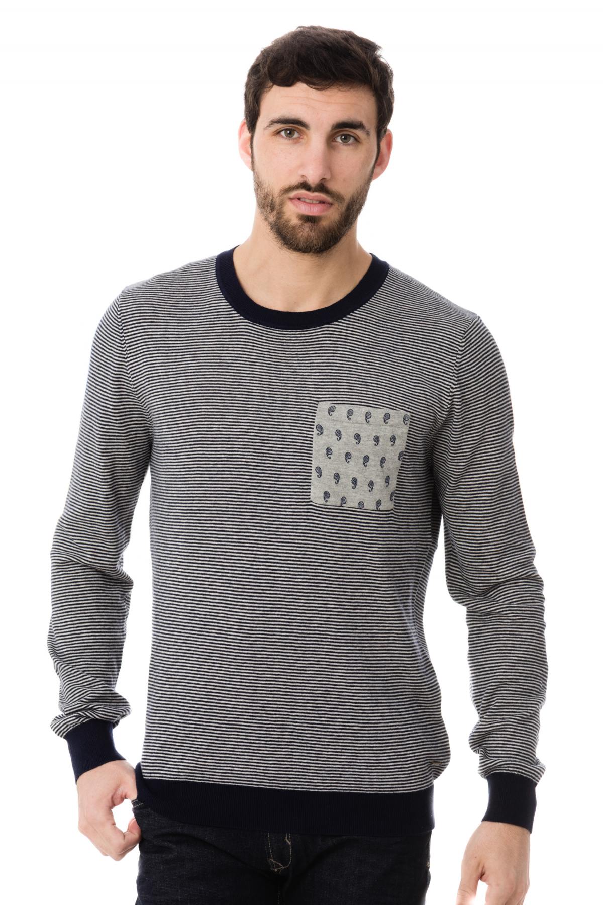 Scotch an Soda men's striped sweater - Image n°1