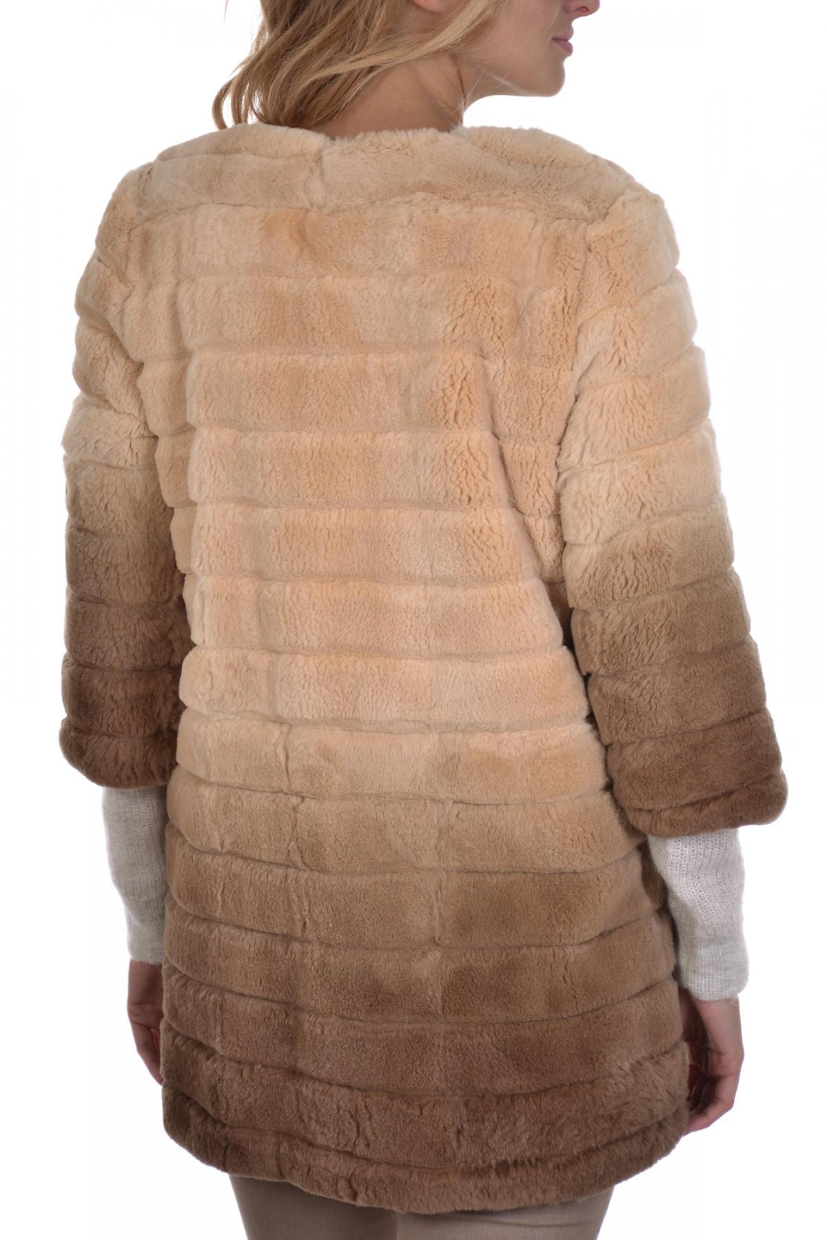 Serge Pariente rabbit fur coat - Image n°4