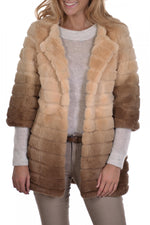 Serge Pariente rabbit fur coat - Image n°1