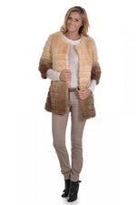 Serge Pariente rabbit fur coat - Image n°2