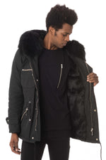 Polyester Parka with Hood and Fur - Image n°5