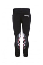 Black jogging pants with rhinestones - Image n°3