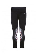 Black jogging pants with rhinestones - Image n°3