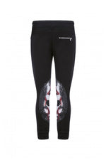 Black jogging pants with rhinestones - Image n°3