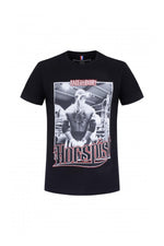 Horspist men's t-shirt with print and rhinestones - Image n°3