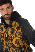Black and gold Horspist bomber jacket - Image n°6